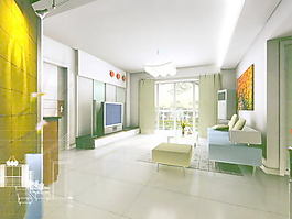 室內(nèi)設(shè)計(jì)客廳3d素材裝飾素材 13