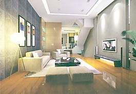 室內(nèi)設(shè)計(jì)客廳3d素材裝飾素材 66