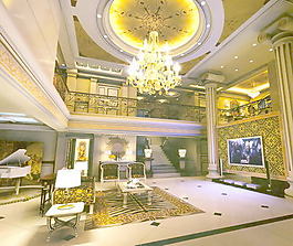 室內(nèi)設(shè)計客廳3d素材3d模型 64