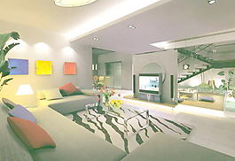 室內(nèi)設(shè)計(jì)客廳3d素材3d素材 110