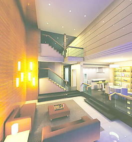 室內(nèi)設(shè)計(jì)客廳3d素材3d模型 95