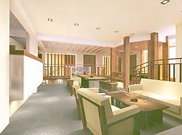 室內(nèi)設(shè)計(jì)客廳3d素材3d裝修模板 150