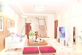 室內(nèi)設(shè)計(jì)客廳3d素材3d模型 166