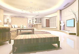 室內(nèi)設(shè)計客廳3d素材裝飾素材 152