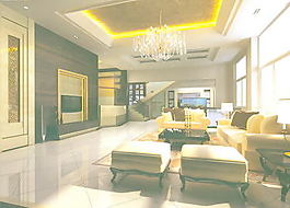 室內(nèi)設(shè)計客廳3d素材3d模型 193