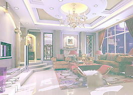 室內(nèi)設(shè)計(jì)客廳3d素材3d素材 211