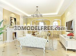 工裝室內(nèi)模型下載3d室內(nèi)模型下載 31