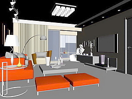 工裝室內(nèi)模型下載3d室內(nèi)模型下載 31
