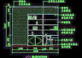 兒童房CAD實例詳圖素材32