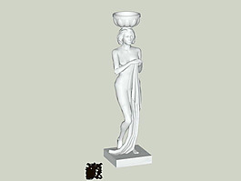 室外模型雕塑3d素材3d模型 64