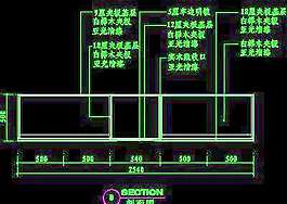 梳妝臺、衣柜cad詳圖素材37