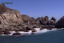 山崖海景