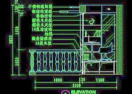 陽臺cad祥圖素材4