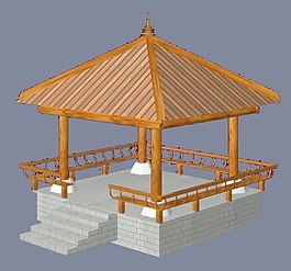 中式建筑3d模型下載3d 29