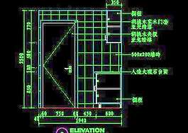 廚房實(shí)例CAD祥圖13