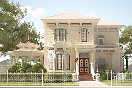 歐式建筑3d模型下載3d素材 35