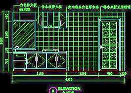 厨房实例CAD祥图23