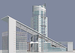 現代建筑3d模型下載模型下載 33