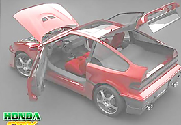 交通運(yùn)輸小汽車3d模型3d裝修模板 47