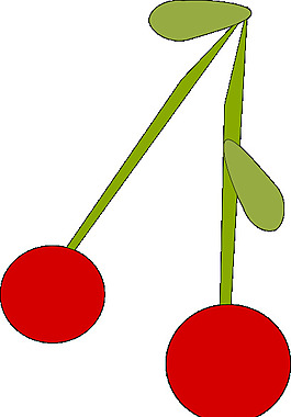 櫻桃剪貼畫(huà)