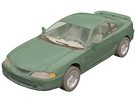 交通運(yùn)輸小汽車3d模型3d裝修模板 84