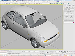 交通運(yùn)輸小汽車3d模型3d裝修模板 135