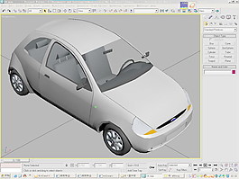 交通運(yùn)輸小汽車3d模型3d裝修模板 134