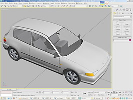 交通運(yùn)輸小汽車3d模型3d裝修模板 142