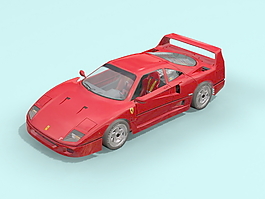 交通運輸跑車3d模型3d裝修模板 18