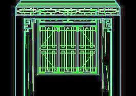 西式窗CAD圖塊素材5