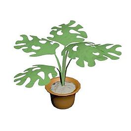 植物盆栽室內(nèi)裝飾素材免費(fèi)下載3d模型素材 116