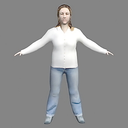人物女性3d模型設(shè)計(jì)免費(fèi)下載人體模型 5
