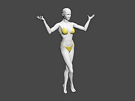 人物女性3d模型設(shè)計(jì)免費(fèi)下載女性模型下載 51