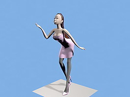 人物女性3d模型設(shè)計(jì)免費(fèi)下載女人3d模型 53