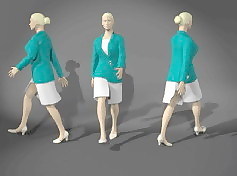 人物女性3d模型設計免費下載模型免費下載 24