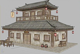 动漫卡通形象模型模具素材免费下载动漫3d模型 50