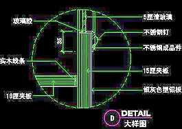 美容美發(fā)接待臺、工作臺裝修施工圖紙、cad詳圖素材77
