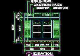 美容美發(fā)接待臺、工作臺裝修施工圖紙、cad詳圖素材103