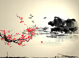 大雁歸來(lái)中國(guó)風(fēng)春節(jié)PPT