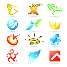 實(shí)踐2圖形logo模板矢量