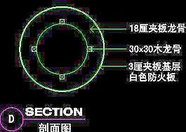 美容美發(fā)接待臺(tái)、工作臺(tái)裝修施工圖紙、cad詳圖素材62