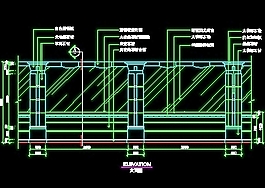 服務臺裝修施工圖紙cad詳圖素材80