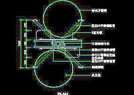 美容美發(fā)接待臺、工作臺裝修施工圖紙、cad詳圖素材4