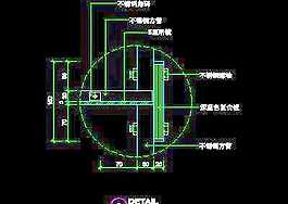 美容美發(fā)接待臺、工作臺裝修施工圖紙、cad詳圖素材26
