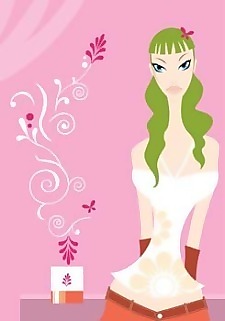 美女矢量2