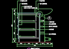 服務臺裝修施工圖紙cad詳圖素材40