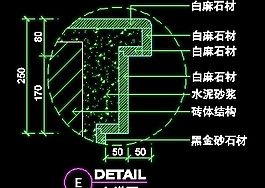 服務(wù)臺裝修施工圖紙cad詳圖素材79