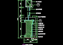 服务台装修施工图纸cad详图素材75