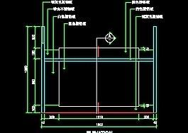 服務(wù)臺(tái)裝修施工圖紙cad詳圖素材70