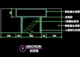 服務(wù)臺(tái)裝修施工圖紙cad詳圖素材69